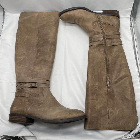 Vince Camuto Shoes Vince Camuto Fabiana Leather Riding Boots Sahara
